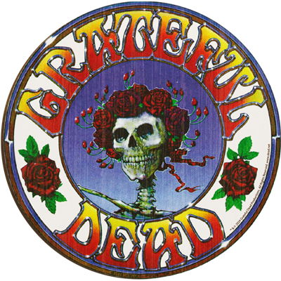 Skull & Roses Round Wooden / 10" Diameter