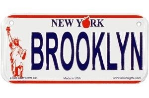 Brooklyn Bike Plate