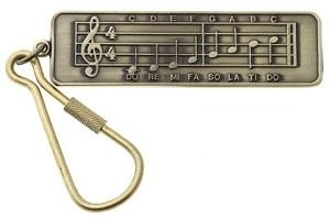 Music Keychain - Staff