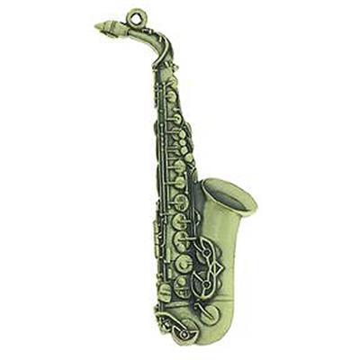 ALTO SAXOPHONE MUSIC KEYCHAIN