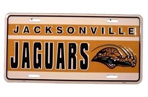 License Plate Jacksonville Jaguars