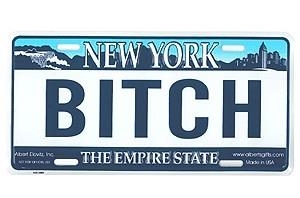 Bitch License Plate