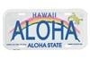Aloha License Plate