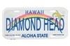 Diamond Head License Plate