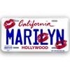 Marilyn License Plate