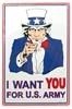 Uncle Sam I Want You Parking Sign